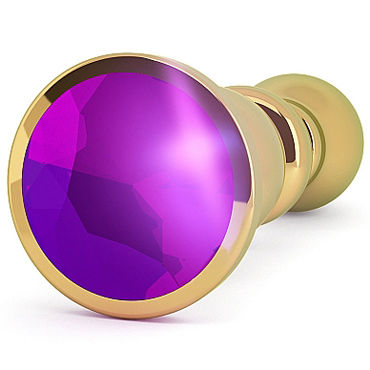 Shots toys Rich Gold Plug Purple Sapphire R2 - фото, отзывы