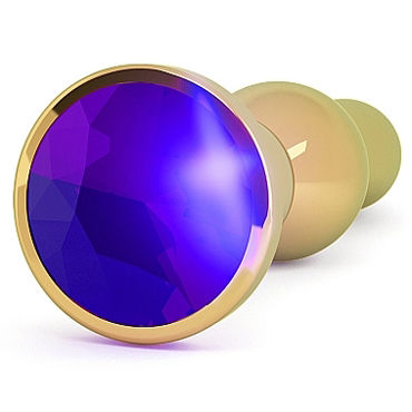 Shots toys Rich Gold Plug Purple Sapphire R4 - фото, отзывы