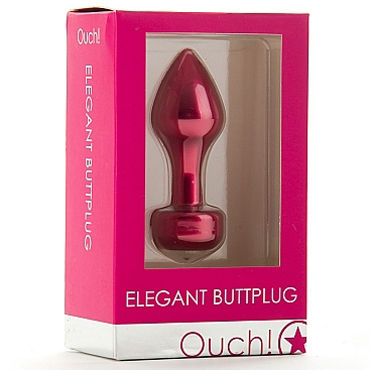 Ouch! Elegant Buttplug, розовая - фото, отзывы