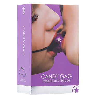 Ouch! Candy Gag со вкусом малины - Кляп-конфета - купить в секс шопе