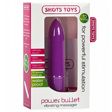 Shots Toys Power Bullet, фиолетовая - фото, отзывы