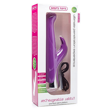 Shots Toys Rechargeable Rabbit, фиолетовый — фото 2