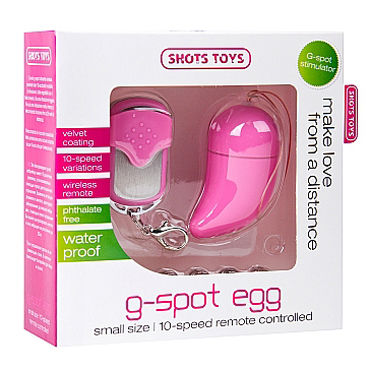 Shots Toys Vibrating G-spot Egg Small, розовый - фото, отзывы