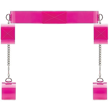 Shots Toys Bad Romance Translucent Bondage Belt with Velcro, Комплект для бондажа