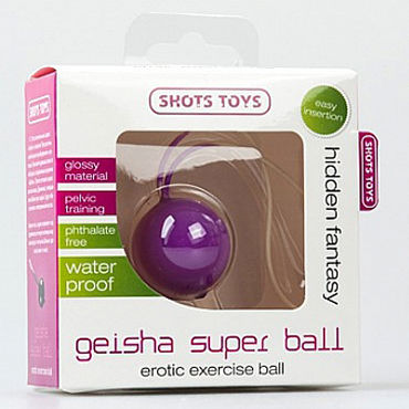 Shots Toys Geisha Super Ball, фиолетовый - фото, отзывы