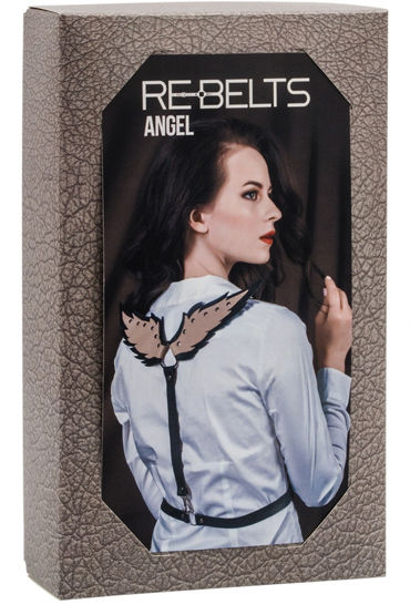 Rebelts Angel - Портупея с крылышками - купить в секс шопе