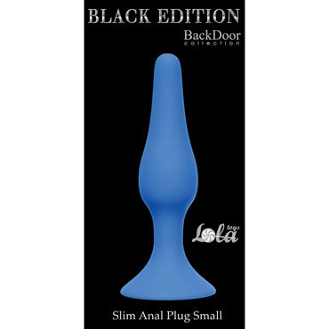 Lola Toys Slim Anal Plug Small, синяя - фото, отзывы