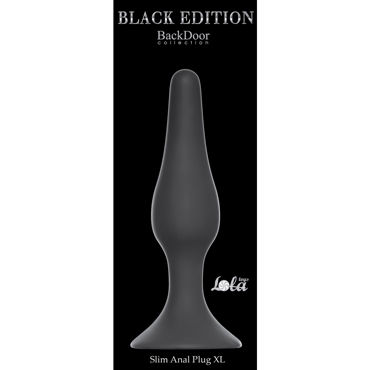 Lola Toys Slim Anal Plug XL, черная - фото, отзывы