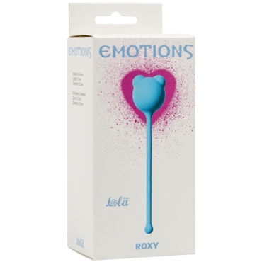 Lola Toys Emotions Roxy, голубой - Рельефный вагинальный шарик - купить в секс шопе