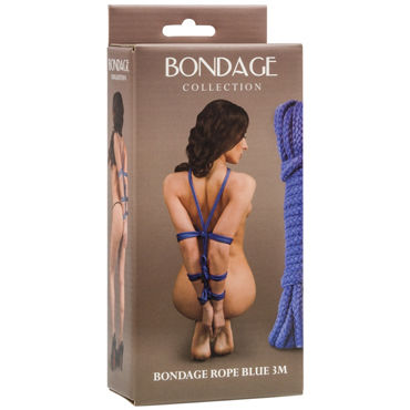 Lola Toys Bondage Collection Bondage Rope, синяя - фото, отзывы