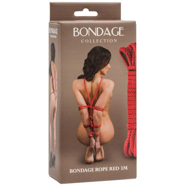 Lola Toys Bondage Collection Bondage Rope, красная - фото, отзывы
