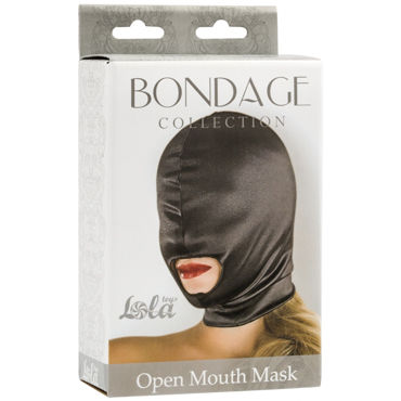 Lola Toys Open Mouth Mask, черная, Маска c отверстием для рта
