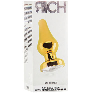 Shots Toys Rich Gold Plug R1, золотая — фото 3