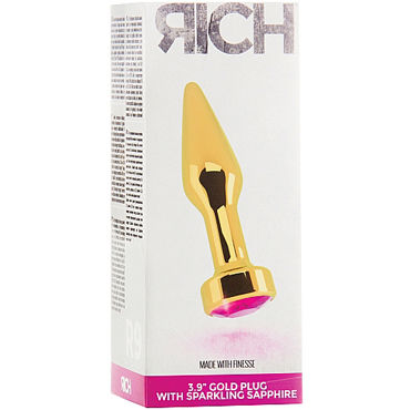 Shots Toys Rich Gold Plug R9, золотая — фото 3