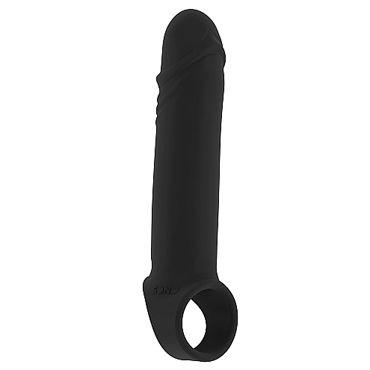 Shots Toys Sono Stretchy Penis Extension №31, черная, Насадка на пенис
