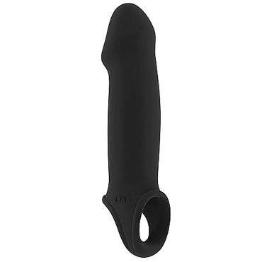 Shots Toys Sono Stretchy Penis Extension №33, черная, Насадка на пенис