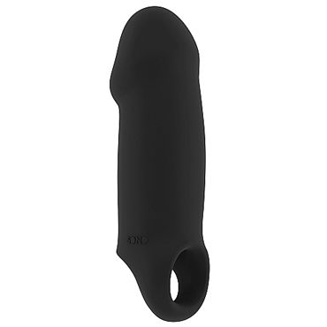 Shots Toys Sono Stretchy Penis Extension №37, черная, Насадка на пенис