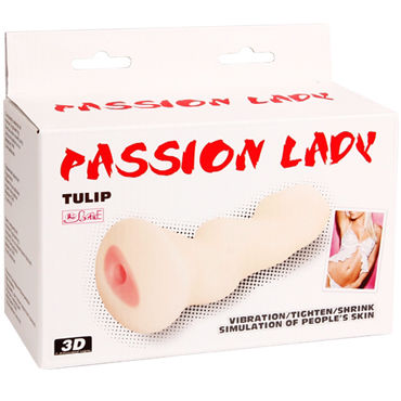 Baile Passion Lady Tulip, телесный, Мастурбатор с вибрацией