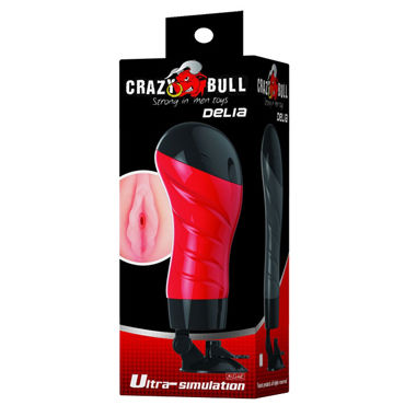 Baile Crazy Bull Delia Мастурбатор-вагина, красный - фото, отзывы