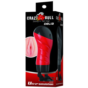 Baile Crazy Bull Delia Мастурбатор-анус, красный - фото, отзывы