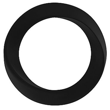 Shots Toys Infinity Thin Large Cockring, черное — фото 1