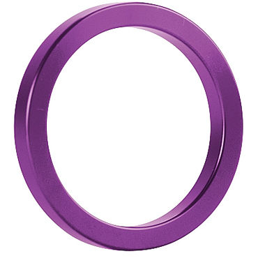 Shots Toys Metal Cockring, фиолетовое, Металлическое кольцо на пенис