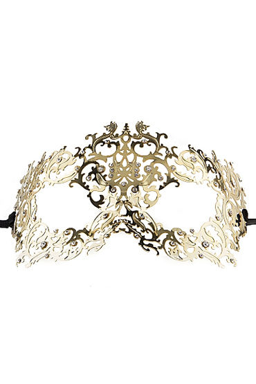 Ouch Forrest Queen Masquerade Mask, золотая, Маска на глаза в венецианском стиле