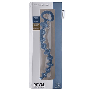 Shots Toys Mjuze Royal Chain, синяя — фото 5
