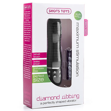 Shots Toys Diamond Ribbing, черный — фото 2
