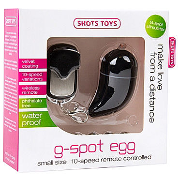 Shots Toys Vibrating G-spot Egg Small, черное — фото 2