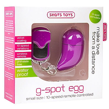 Shots Toys Vibrating G-spot Egg Small, оранжевое — фото 2