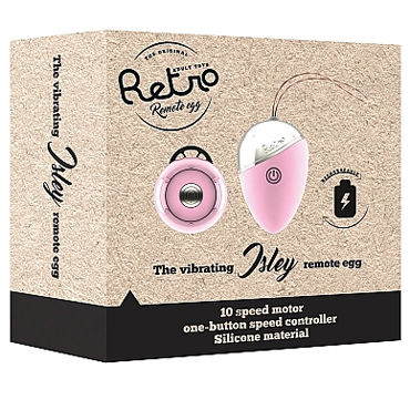 Shots Toys Retro Isley, розовое - Виброяйцо с дистанционным управлением - купить в секс шопе