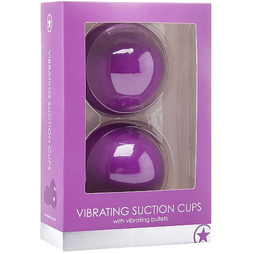 Shots Toys Vibrating Suction Cup, фиолетовые - фото, отзывы