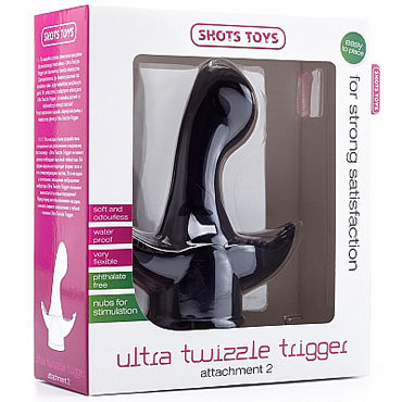 Shots Toys Ultra Twizzle Trigger Attachment #2, черная - фото, отзывы
