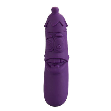 Shots Toys Wild Aubergine, фиолетовый, Вибратор в форме баклажана