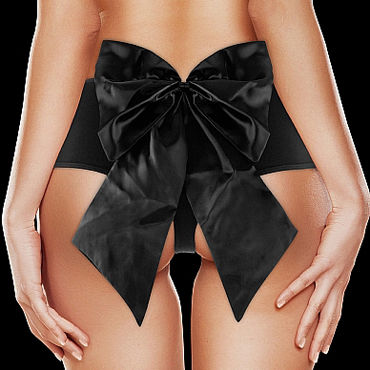 Ouch! Sexy Bow Vibrating Panty, черные — фото 2
