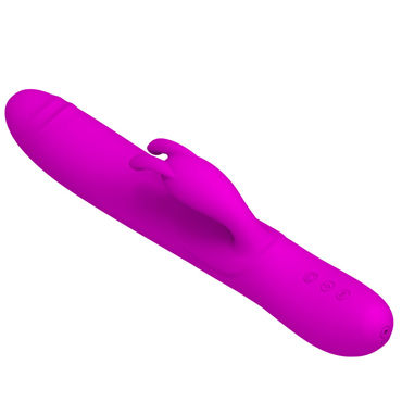 Baile Pretty Love Byron, фиолетовый - Вибратор с клиторальным отростком - купить в секс шопе