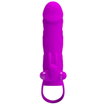 Новинка раздела Секс игрушки - Baile Pretty Love Penis Sleeve 5,5", фиолетовая