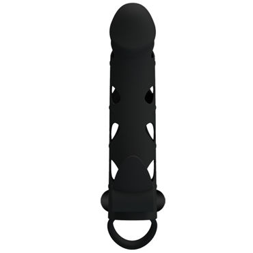 Новинка раздела Секс игрушки - Baile Pretty Love Penis Sleeve 6", черная
