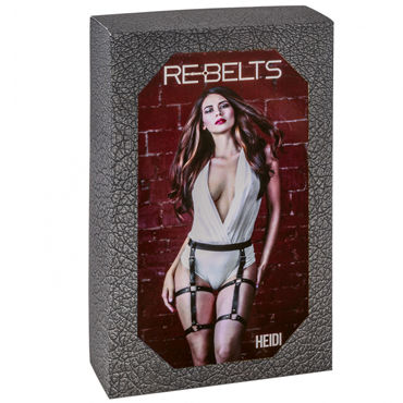 Rebelts Heidi, черные - Гертеры с поясом - купить в секс шопе