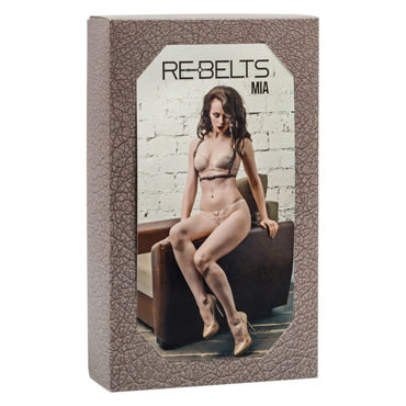 Rebelts Mia, коричневая - Изящная портупея - купить в секс шопе
