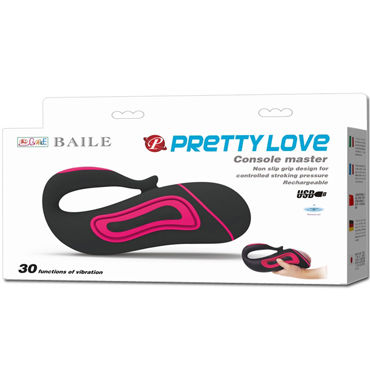 Baile Pretty Love Console Master, телесный - Перезаряжаемый вибромастурбатор - купить в секс шопе
