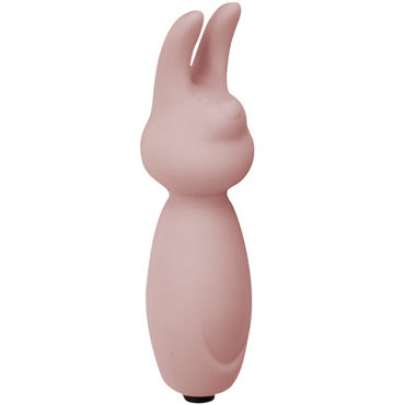 Lola Toys Emotions Funny Bunny, светло-розовый, Компактная вибропуля в виде зайчика