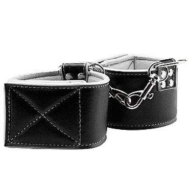 Ouch! Reversible Wrist Cuffs, черно-белые — фото 2
