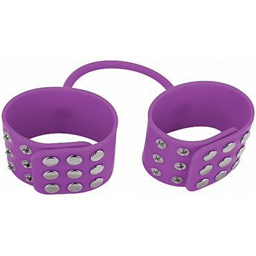 Ouch! Silicone Cuffs, сиреневые — фото 1
