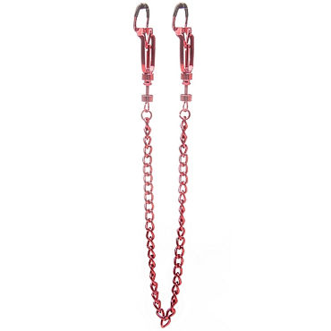 Ouch! Helix Nipple Clamps, красный — фото 1