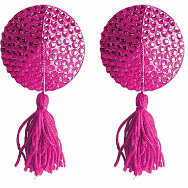 Ouch! Nipple Tassels Round, розовые — фото 1