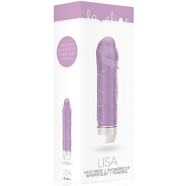 Shots Loveline Lisa, фиолетовый - Реалистичный вибратор - купить в секс шопе