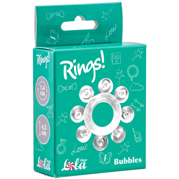 Lola Toys Rings Bubbles, прозрачное - фото, отзывы