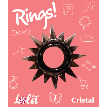Lola Toys Rings Cristal, черное - фото, отзывы